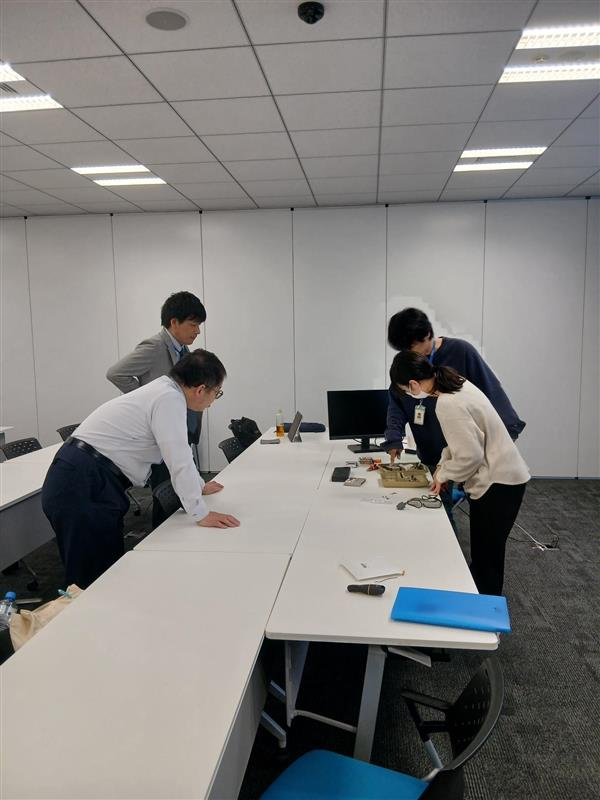 ジャンクリペア研修の様子